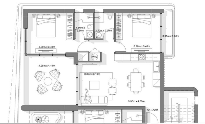 Image No.16-Appartement de 2 chambres à vendre à Kato Paphos