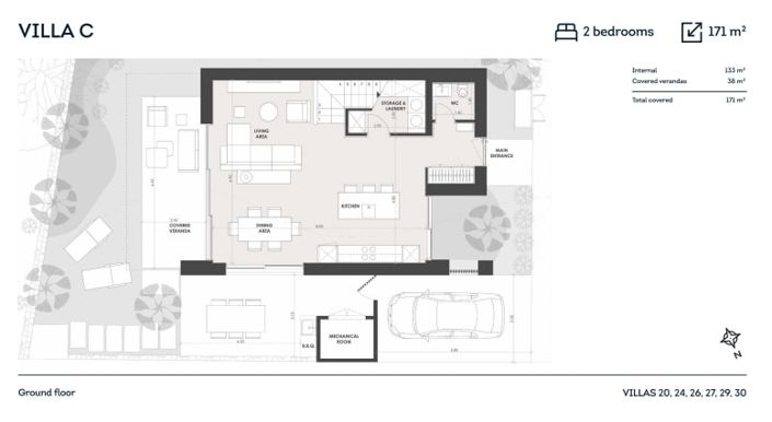 Image No.40-2 Bed Villa for sale