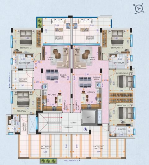 Image No.12-Appartement de 3 chambres à vendre à Aradippou