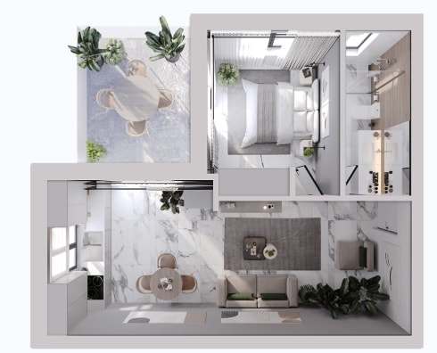 Image No.15-Appartement de 1 chambre à vendre à Limassol