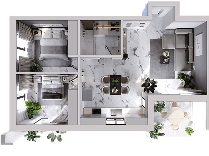 Image No.16-2 Bed Apartment for sale