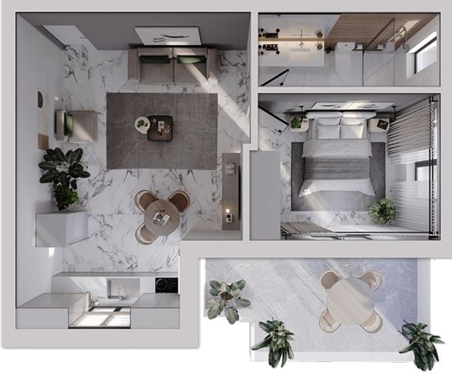 Image No.15-Appartement de 1 chambre à vendre à Limassol