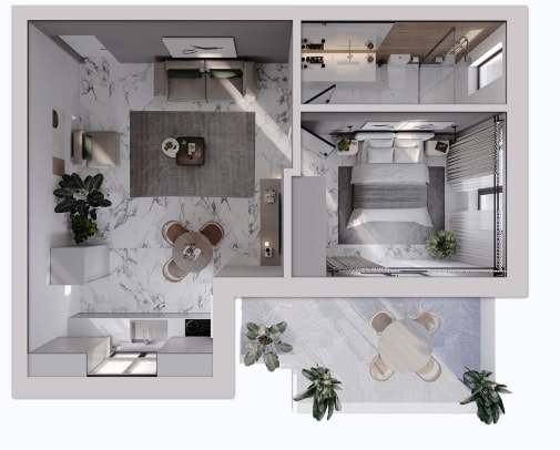 Image No.15-1 Bed Apartment for sale