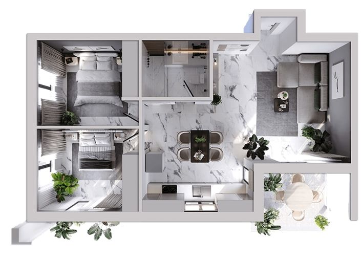 Image No.16-Appartement de 2 chambres à vendre à Trachoni