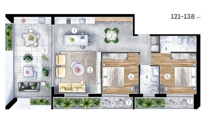 Image No.15-2 Bed Apartment for sale