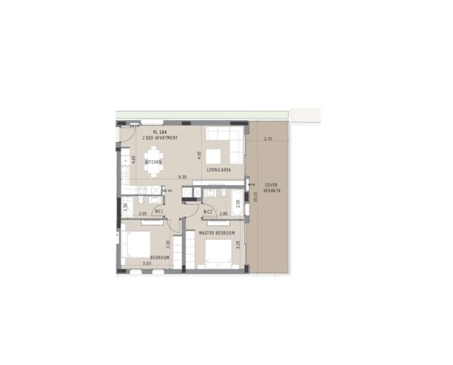 Image No.11-Appartement de 2 chambres à vendre