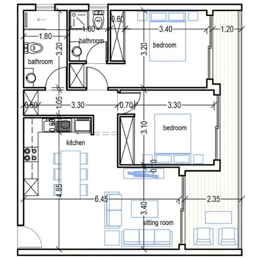 Image No.17-Appartement de 2 chambres à vendre à Paphos