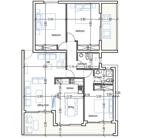 Image No.10-3 Bed Apartment for sale