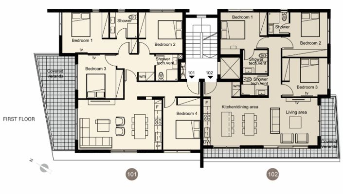 Image No.7-Appartement de 4 chambres à vendre à Paphos