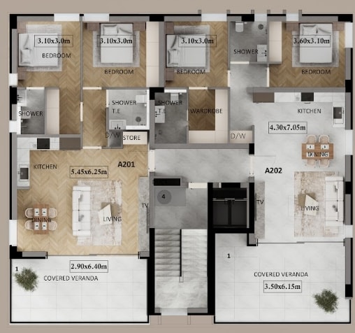 Image No.21-2 Bed Apartment for sale