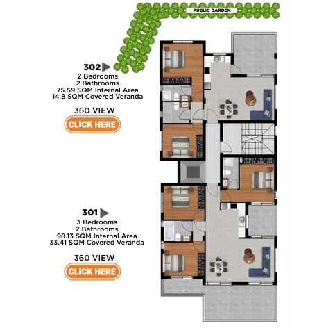Image No.5-3 Bed Apartment for sale