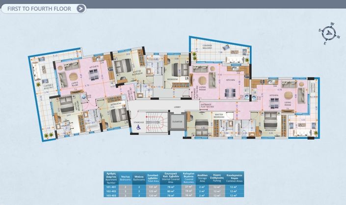 Image No.19-Appartement de 2 chambres à vendre à Larnaca