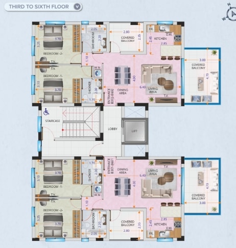Image No.9-Appartement de 2 chambres à vendre à Larnaca