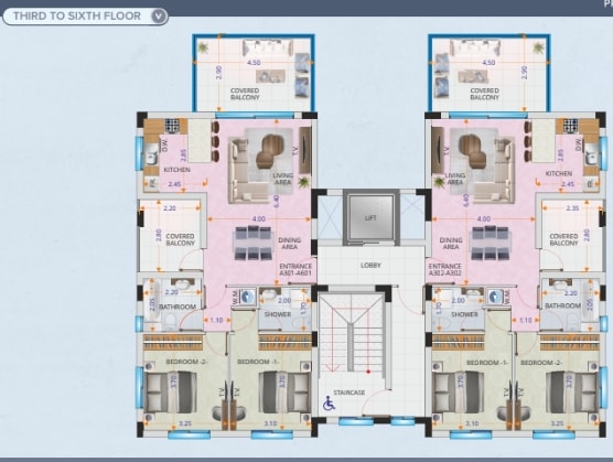 Image No.9-Appartement de 2 chambres à vendre à Larnaca