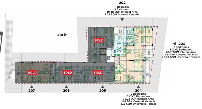 Image No.6-Appartement de 1 chambre à vendre à Larnaca