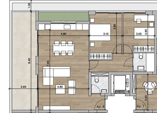 Image No.9-2 Bed Apartment for sale