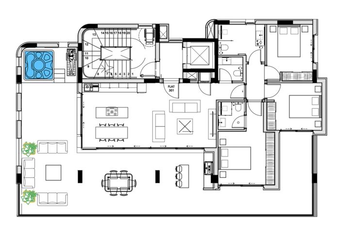 Image No.14-3 Bed Property for sale