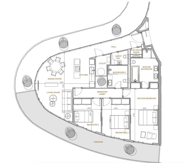 Image No.11-3 Bed Apartment for sale