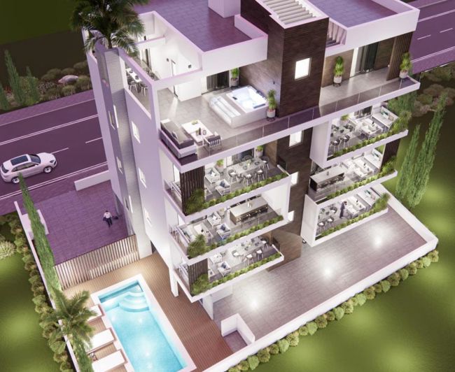 Image No.3-Appartement de 2 chambres à vendre à Paphos