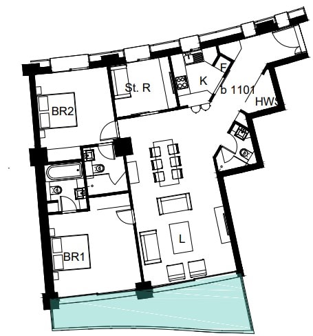Image No.31-Appartement de 2 chambres à vendre à Germasogeia