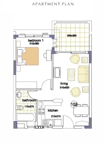 Image No.14-1 Bed Apartment for sale