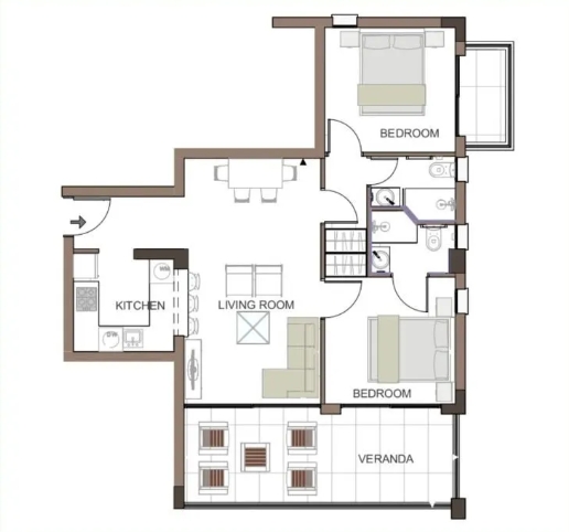 Image No.8-2 Bed Apartment for sale