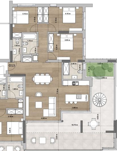 Image No.11-3 Bed Property for sale