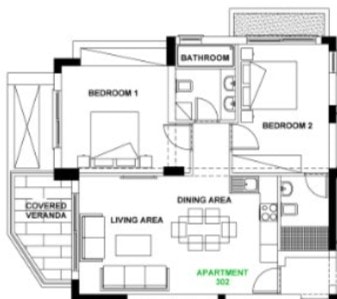 Image No.15-Appartement de 2 chambres à vendre à Limassol