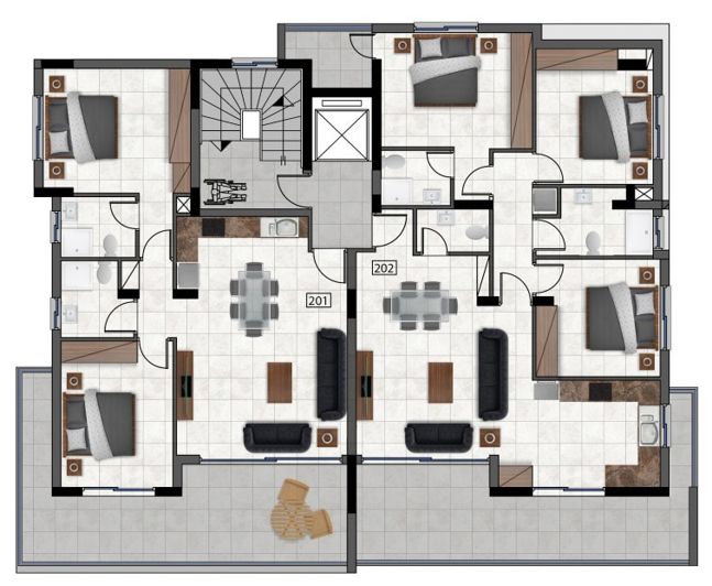 Image No.9-3 Bed Apartment for sale