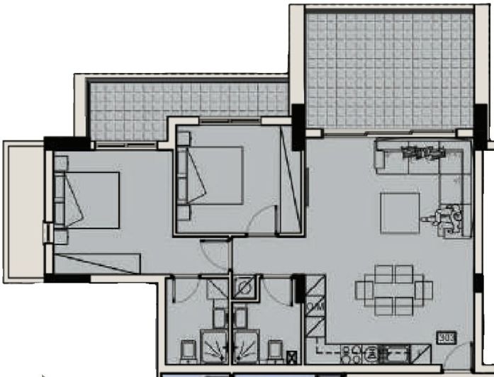 Image No.16-2 Bed Apartment for sale