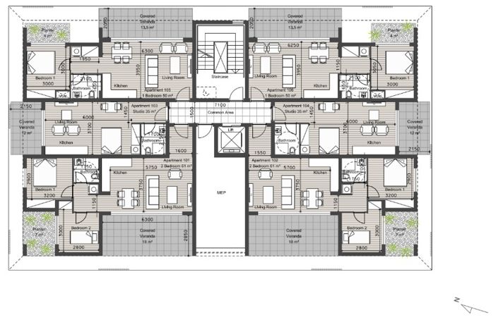 Image No.20-Appartement de 1 chambre à vendre à Limassol