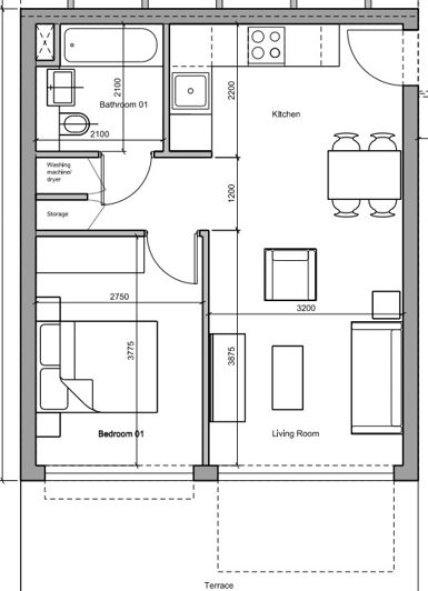Image No.10-Appartement de 1 chambre à vendre à Limassol