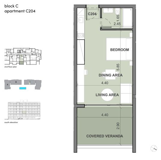 Image No.15-1 Bed Studio for sale