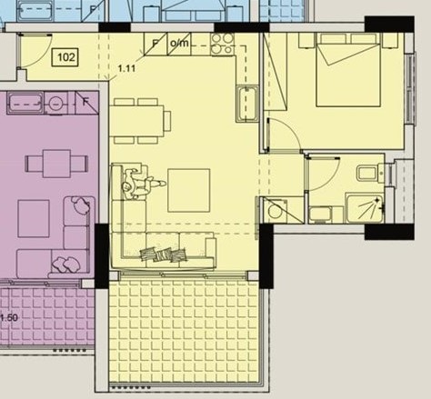 Image No.14-1 Bed Apartment for sale