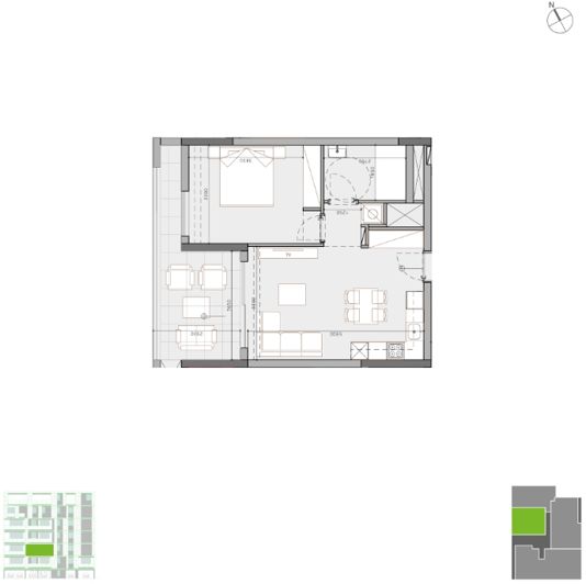 Image No.23-1 Bed Apartment for sale