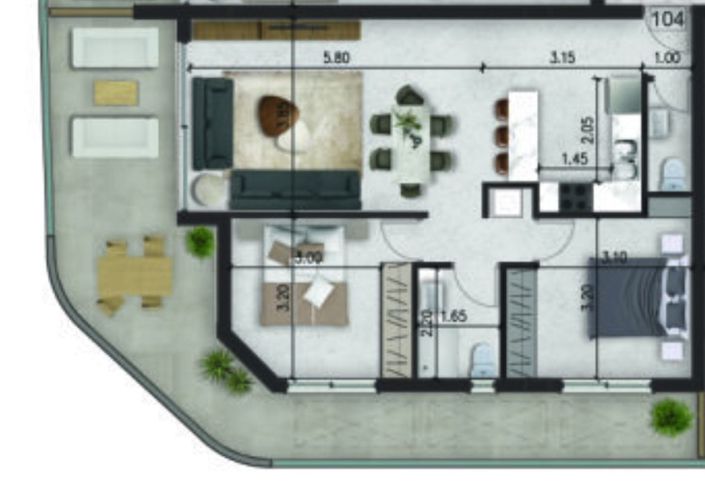 Image No.12-2 Bed Apartment for sale