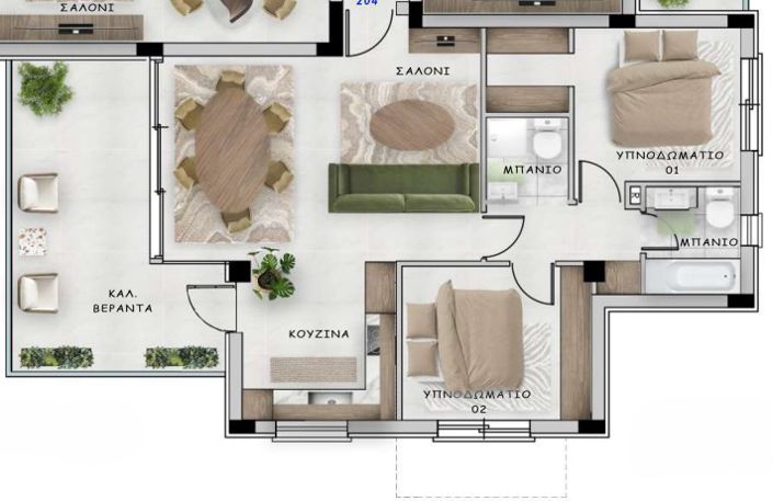 Image No.19-Appartement de 2 chambres à vendre à Limassol