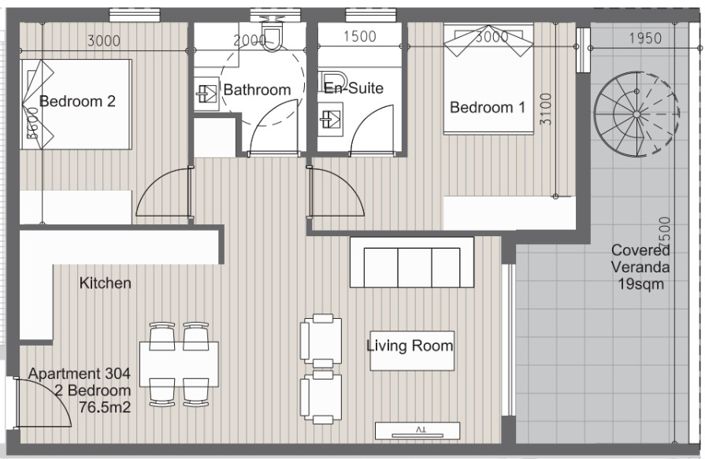 Image No.4-Propriété de 2 chambres à vendre à Limassol