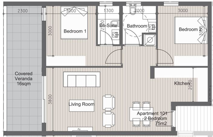 Image No.6-2 Bed Apartment for sale