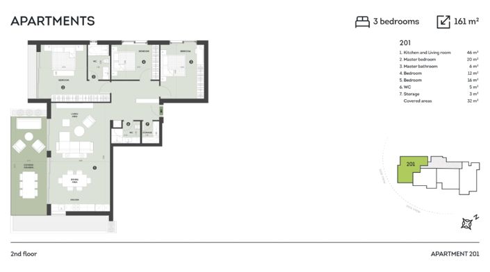 Image No.15-3 Bed Apartment for sale