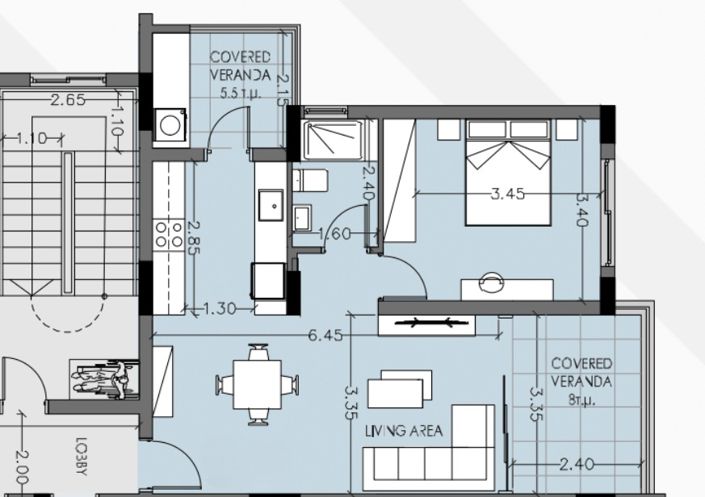 Image No.12-1 Bed Apartment for sale
