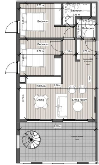 Image No.11-2 Bed Property for sale