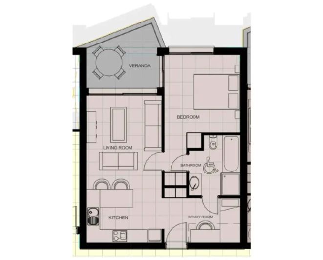 Image No.16-1 Bed Apartment for sale