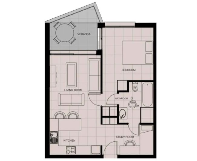 Image No.16-Propriété de 1 chambre à vendre à Paphos