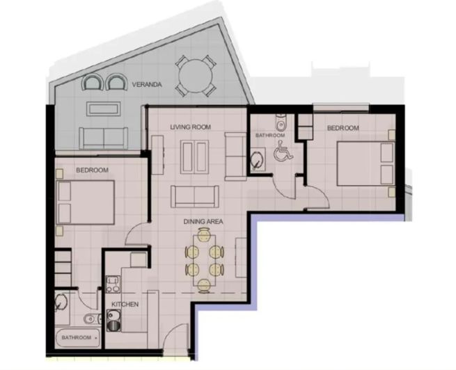 Image No.16-Appartement de 2 chambres à vendre à Paphos