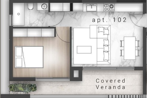 Image No.15-Appartement de 1 chambre à vendre à Paphos