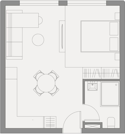 Image No.14-Studio for sale