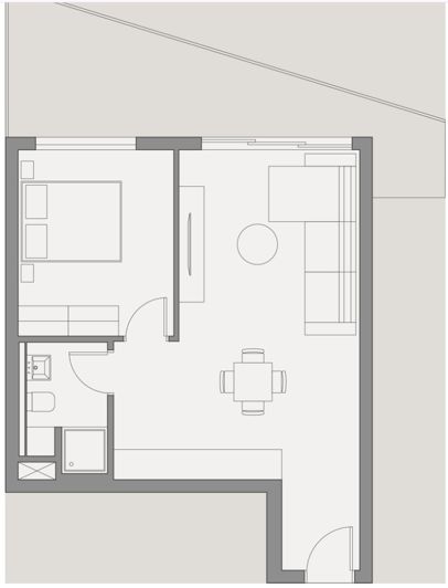 Image No.14-1 Bed Apartment for sale