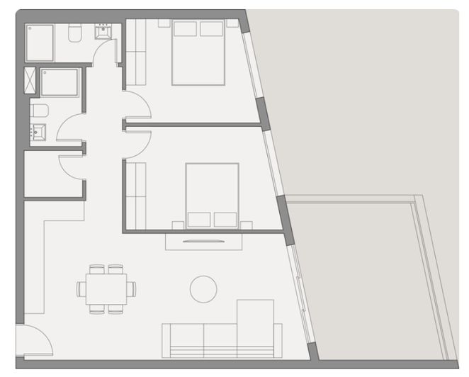 Image No.14-2 Bed Apartment for sale