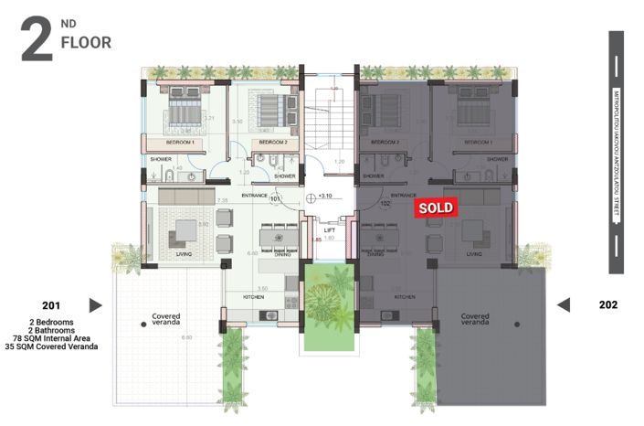 Image No.8-Appartement de 2 chambres à vendre à Paphos
